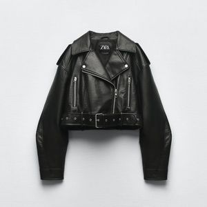 NWOT Zara Faux Leather Jacket